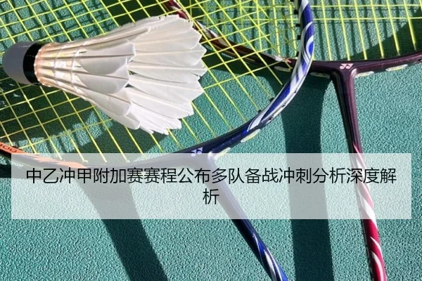 中乙冲甲附加赛赛程公布多队备战冲刺分析深度解析